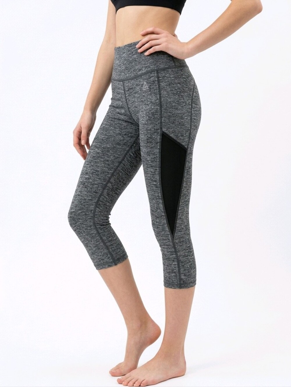 lululemon athletica Black Marled Track Joggers